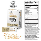 Genius Gourmet - Crispy protein Treat - Barre caramel salé 28g (tx)