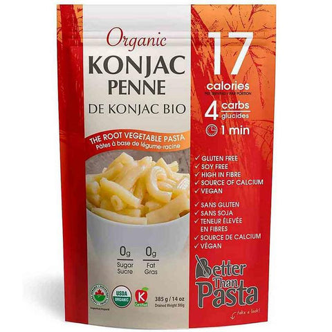 Better than pasta Penne konjac bio 385g (orange)
