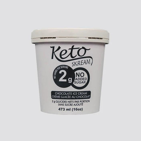 Keto Skream Crème Glacée au Chocolat 473ml TX