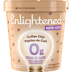 Enlightened - Crème glacée pépites de café 473ml tx