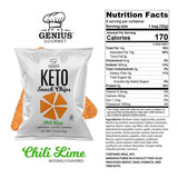 Genius Gourmet - Chips chili-lime 32g