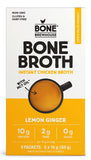 Bone Brewhouse Citron gingembre Bouillon d'os de poulet instantané 5 x 16g (80g)